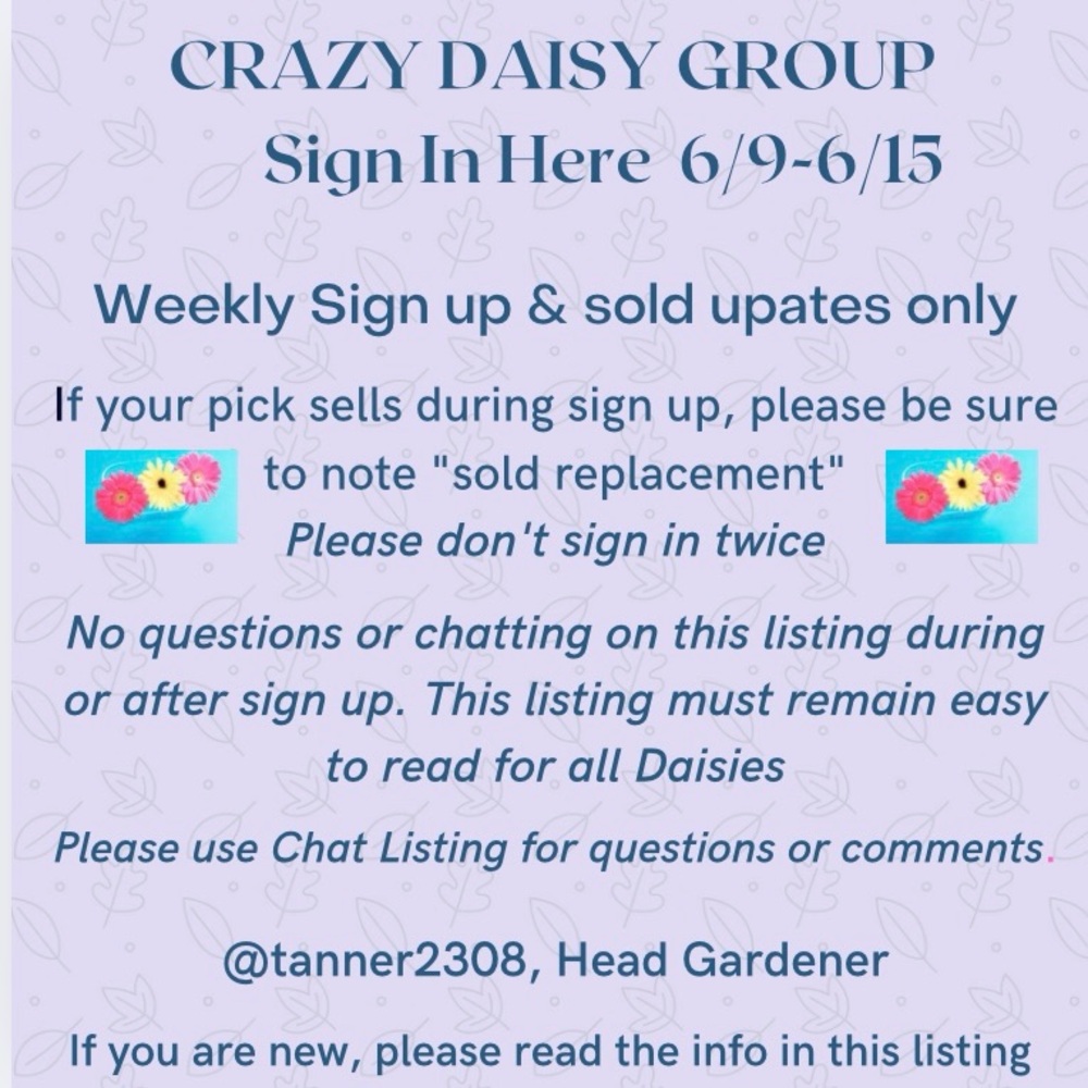 🌼6/9-6/15🩵9 Daisies!🌼 - Picture 2 of 6